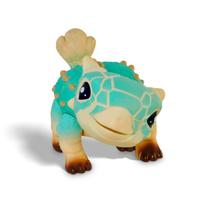 Boneco Dinossauro Bumpy Jurassic World Azul Pupee Filhote Crianças Membros Articulados Ação Realista