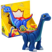 Boneco Dinossauro C/ Som Brinquedo Infantil Dino Brontosauru