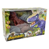 Boneco Dinossauro com Som e Luz DM Toys DMT5847