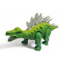 Boneco Dinossauro Grande Movimento Som e Luz Estegossauro