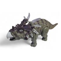 Boneco Dinossauro Grande Movimento Som e Luz Triceratops Boneco Dinossauro Grande Movimento Som e Luz Triceratops