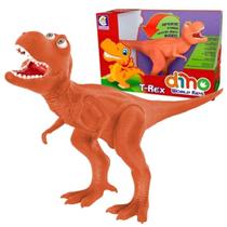 Boneco Dinossauro Grande Tiranossauro Rex World Com Som