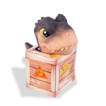 Boneco Dinossauro Mini T Rex Jurassic World Preto Pequeno Brinquedo Articulado Realista Divertido