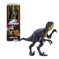 Boneco Dinossauro Scorpios Rex Jurassic World Dino Escape Mattel HBY24