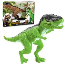 Boneco Dinossauro T-Rex De Brinquedo Com Som E Luz Dm Toys Boneco Dinossauro T-Rex De Brinquedo Com Som E Luz Dm Toys