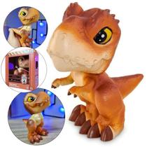 Boneco Dinossauro T-Rex Marrom Dino Baby Jurassic Park World
