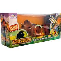 Boneco Dinossauro Triceratopo - 840 Adijomar
