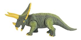 Boneco Dinossauro Triceratops C/Som Feras Selvagens Candide
