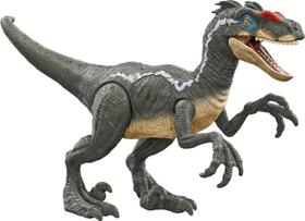 Boneco Dinossauro Velociraptor Com Luz e Som Jurassic World - Mattel HNC11