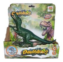 Boneco Dinossauro Velociraptor Com Som E Luz Dm Toys Dmt5934