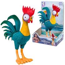 Boneco Disney Moana Galo Hei Hei Original Infantil 31cm Vinil Brinquedo Cotiplás