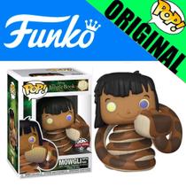 Boneco Disney The Jungle Book Mowgli With Kaa Special Edition Pop Funko 987 Original