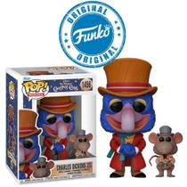 Boneco Disney The Muppet Christmas Carol Charles Dickens with Rizzo Pop Funko 1456