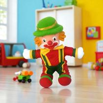 Boneco do Palhaço Patata de Tecido e Borracha