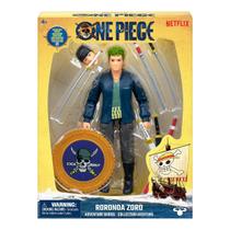 Boneco do Zoro de 15cm com Acessórios - One Piece Live Action