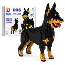 Boneco Dog Pinscher Bricko Pixelblocks Microblocos 902 Peças Para Montar Colecionar Decorar Boneco Dog Pinscher Bricko Pixelblocks Microblocos 902 Peças Para Montar Colecionar Decorar
