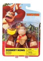 Boneco Donkey Kong De 12cm Com Bananas Nintendo Sunny 4262