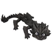 Boneco Dragão Fogo Articulado 24 Cm Impressão 3D Grafite Boneco Dragão Fogo Articulado 24 Cm Impressão 3D Grafite