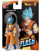 Boneco Dragon Ball Flash Goku Super Saiyajin Azul