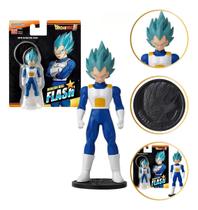 Boneco Dragon Ball Flash Vegeta Super Saiyajin Azul