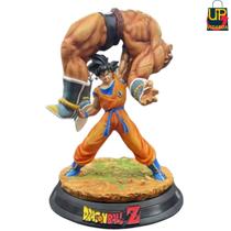 Boneco Dragon Ball - Goku Son e Nappa Piccolo - Action Figure 23cm