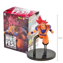 Boneco Dragon Ball Super Goku Super Sayajin God - Bandai