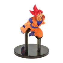 Boneco Dragon Ball Super Son Goku Saiyajin God FES!! Bandai Banpresto - 045557346133