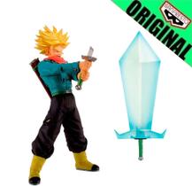 Boneco Dragon Ball Super Trunks do Futuro Final Hope Slash com Sword of Light Bandai Banpresto