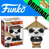 Boneco DreamWorks Kung Fu Panda Po With Hat Pop Funko 252 Original - 849803064020