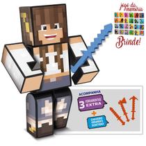 Boneco Duda Berud Jogo Mine Youtuber Gamer 15 CM Craft