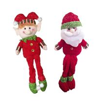 Boneco Duende Noel Sentado - 45cm