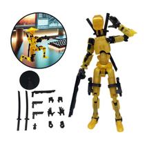 Boneco Dummy 13 ActionPro Articulado para Exposição AMARELO