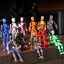 Boneco Dummy 13 Articulado - Kit Montagem 3D com 4 Armas, Presente Criativo para Crianças Boneco Dummy 13 Articulado - Kit Montagem 3D com 4 Armas, Presente Criativo para Crianças
