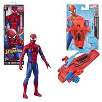 Boneco e Lançador Homem Aranha Marvel Hasbro