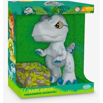 Boneco e personagem jurassic world blue cinza pupee brinquedos