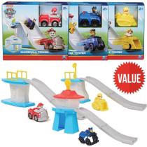 Boneco e Personagem Patrulha Canina Playset com Veículo e Mini Pista