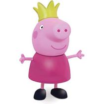 Boneco E Personagem Peppa Pig Princesa Vinil 15Cm.