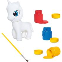 Boneco e Personagem Unika Pintura Lavável com Maleta - Unicórnio