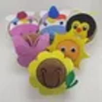 Boneco ecológico Jardim encantado com 6 un