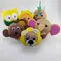 Boneco ecológico Safari variados 6un