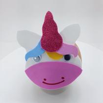 Boneco ecológico unicórnio rosa 5 UNIDADES Boneco ecológico unicórnio rosa 5 UNIDADES