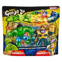 Boneco Elástico Estica Hulk vs Thanos - Goo Jit Zu Marvel - Sunny