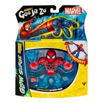 Boneco Elástico Heroes of Goo Jit Zu - Brilha no Escuro - Glow Surge - Marvel - 12 cm - Moose