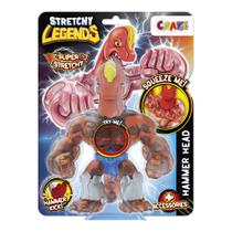 Boneco Elástico Que Estica Stretch Legends Hammer Head