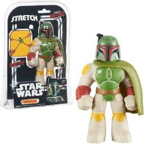 Boneco Elástico Stretch Armstrong Boba Fett Disney Star Wars 17Cm - Estica Pernas e Braços - Sunny 3494