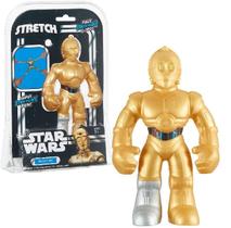 Boneco Elástico Stretch C-3PO Disney Star Wars 17Cm - Estica Pernas e Braços - Sunny 3490