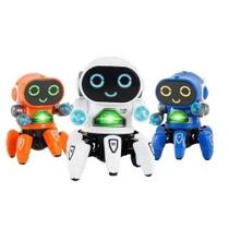 Boneco Eletrônico Robô Amiguinho Luz Movimento E Som dança led Boneco Eletrônico Robô Amiguinho Luz Movimento E Som dança led