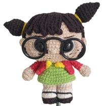 Boneco em crochê amigurumi personagem chiquinha