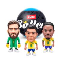Boneco em Miniatura Jogador de Futebol Copa do Mundo Ballers Surpresa