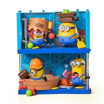 Boneco em Miniatura Minions Fábrica de Geleia Brinquedo Blocos de Montar Blokees Boneco em Miniatura Minions Fábrica de Geleia Brinquedo Blocos de Montar Blokees